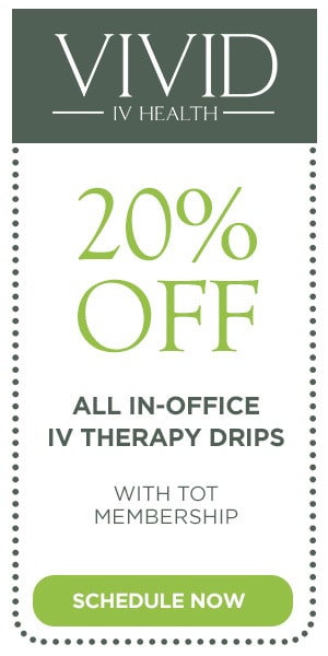 20% Off all in-office IV therapy drips