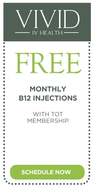 Free monthly B12 injections